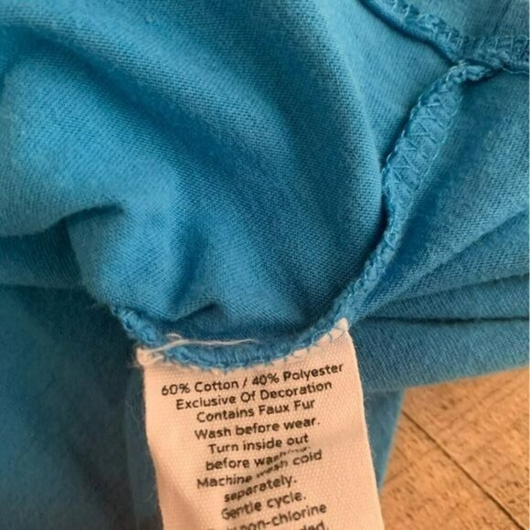 Toca Boca marine blue long sleeve shirt with horse graphic big kid 14/16 XL - Picture 6 of 9